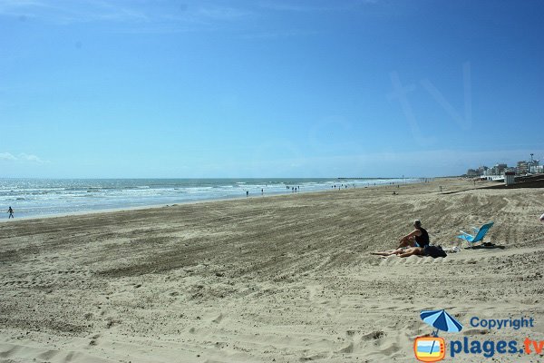 Plage dans le centre-ville de Saint Jean de Monts