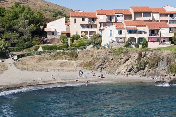 Cove in Collioure in France