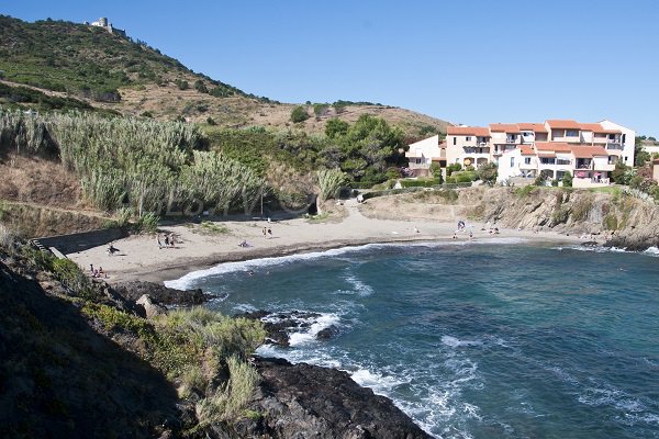 Oli beach in Collioure in France