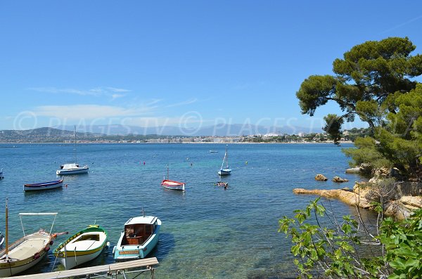 Environnement de l'abri de l'Olivette au Cap d'Antibes