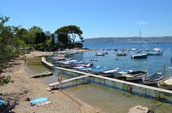 Olivette beach in Cap d'Antibes in France