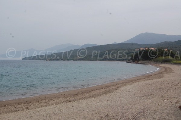 Plage d'Olzo à Saint Florent en Corse