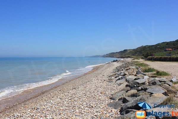 Falaises autour d'Omaha Beach