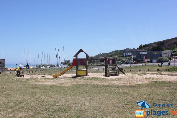 Aire de jeux à Omaha Beach