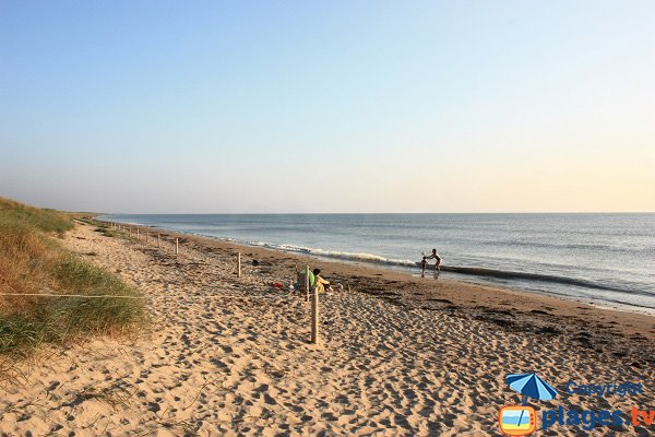 Photo of Onchères beach in Noirmoutier (Barbatre) in France