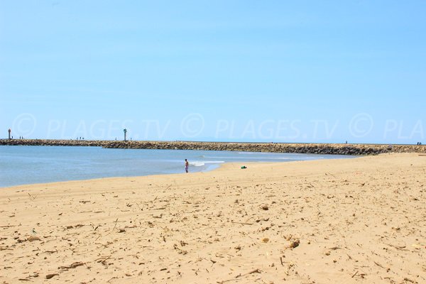 Port of Valras from Orpellières beach