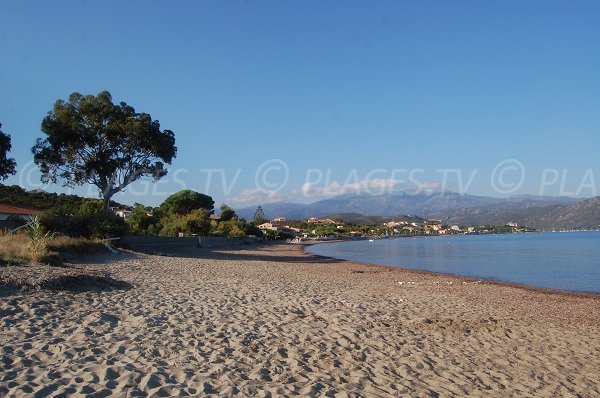 Plage au nord de St Florent