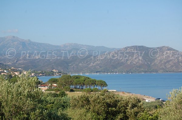 Spiaggia fino al centro di St Florent