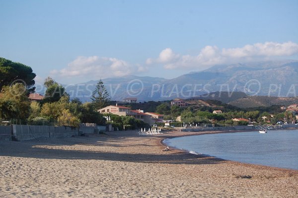 Photo de la plage de l'Ospédale de St Florent