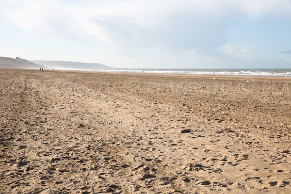 Photo of the west beach in Deauville in France