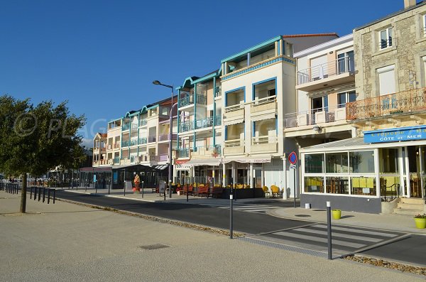 Seafront of Fouras in France