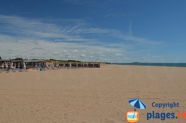 Photo de la plage Ouest de Portiragnes