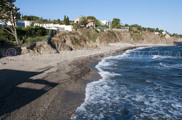 Spiaggia dell'Ouille a Collioure - Francia