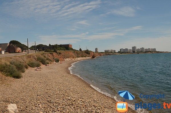 Galets sur la plage des Ours de Port le Bouc