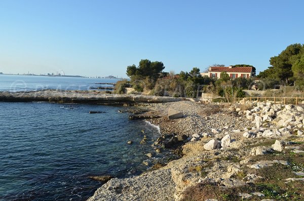 Plage de la pointe de Vella à Port le Bouc