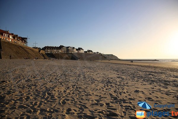 Sand beach in Le Portel