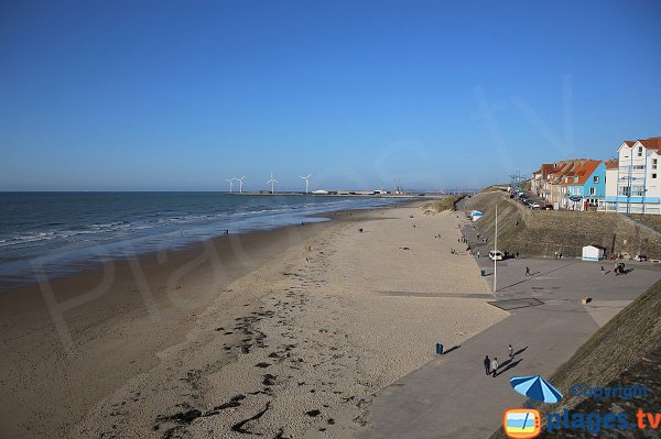 Plage avec vue sur Le Portel