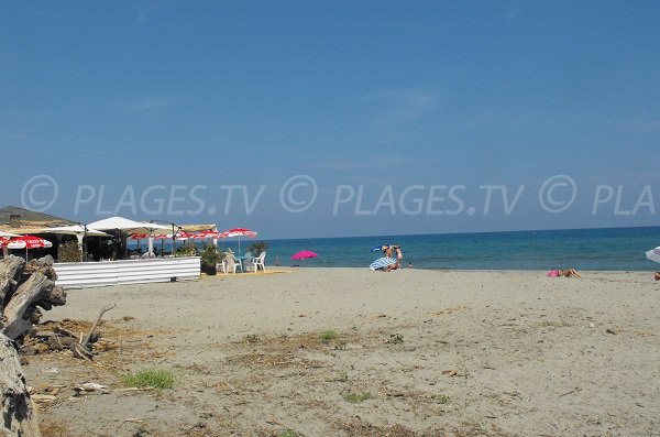 Restaurant sur la plage de Padulone