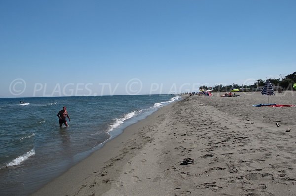 Plage de Padulone à Aléria - Corse