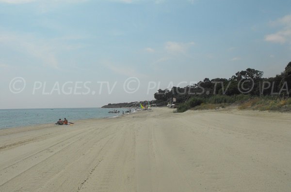 Photo de la plage de Padulone à Cervione - Haute Corse