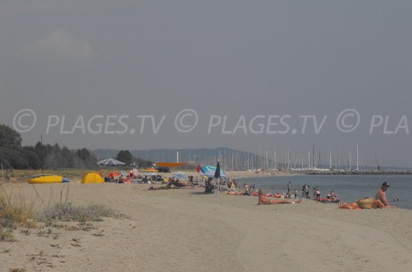 Padulone beach in Prunete near Port Taverna