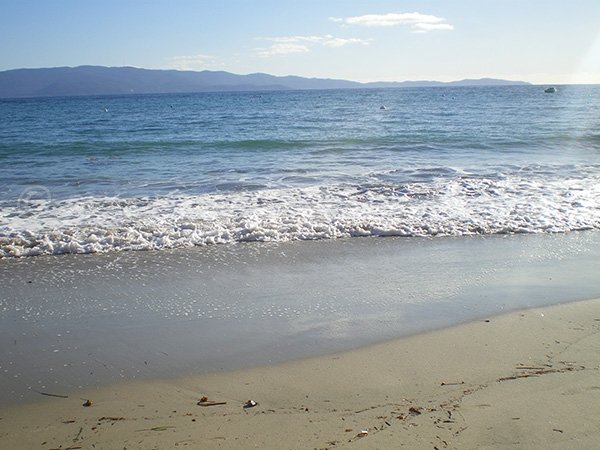 Belle plage à Ajaccio