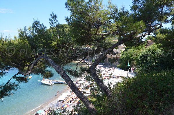 Photo de la plage de Paloma à St Jean Cap Ferrat