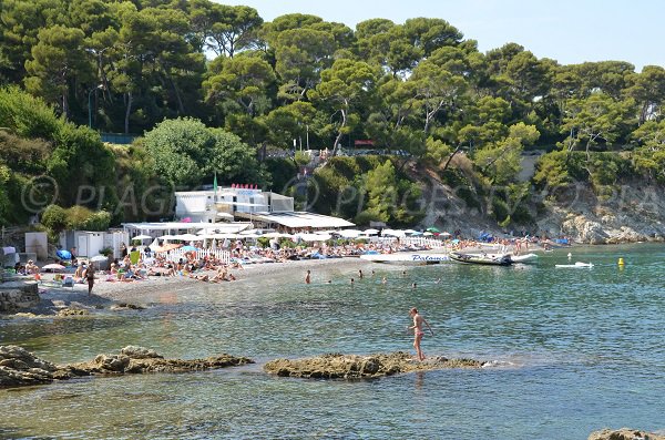 Plage de Paloma depuis le sentier du littoral Cap Ferrat