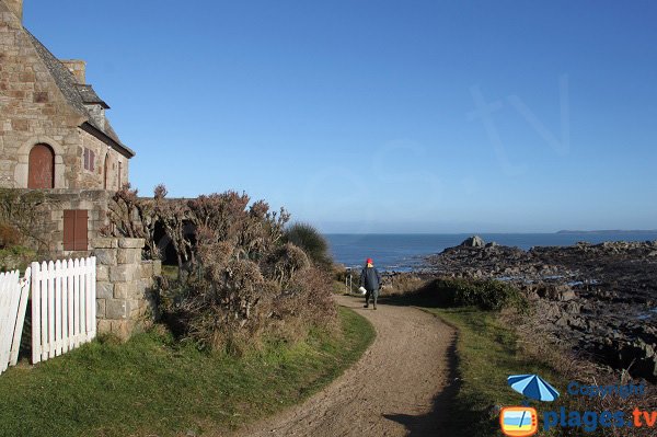 Sentier de l'ile Verte de Locquirec