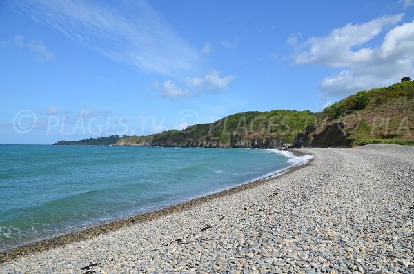 Plage de galets de Plouha - Le Palus