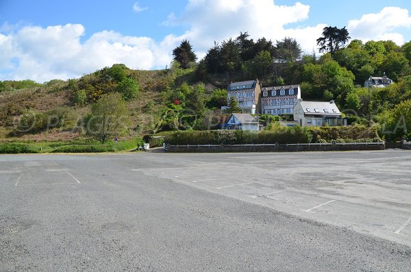 Parking de la plage du Palus