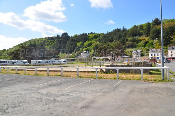 Sport of Palus beach in Brittany