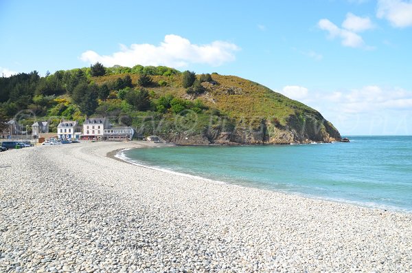 Plage du Palus à Plouha en Bretagne