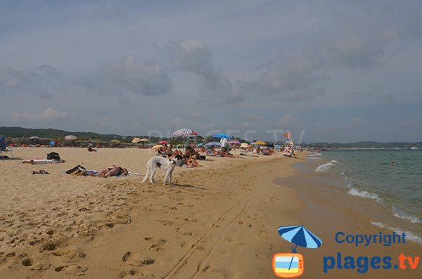 Plage naturiste de Pampelonne dans le Var