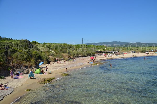 End of Pampelonne beach - France