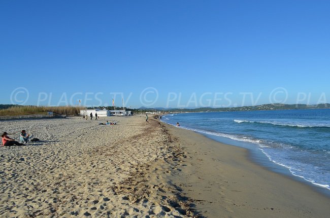 Pampelonne Beach near Saint-Tropez in the winter