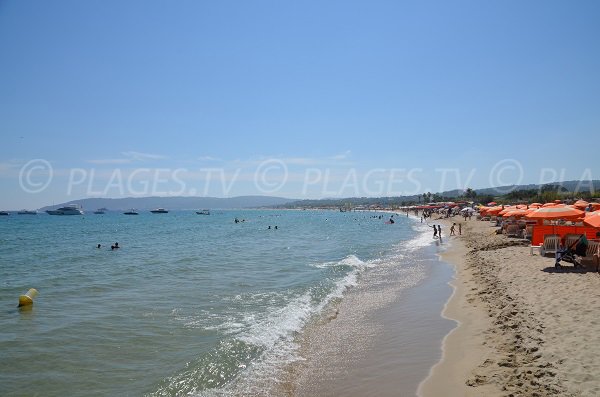 Baie de Pampelonne depuis la plage des Moulins