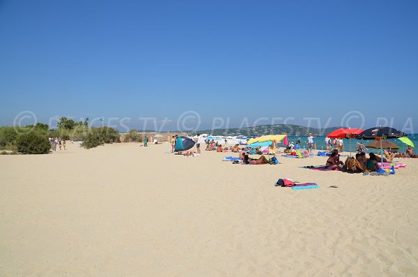 Foto des Strandes von Pampelonne - Patch-Bereich