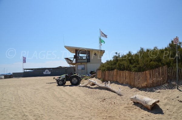 Spiaggia di Pampelonne - postazione di soccorso