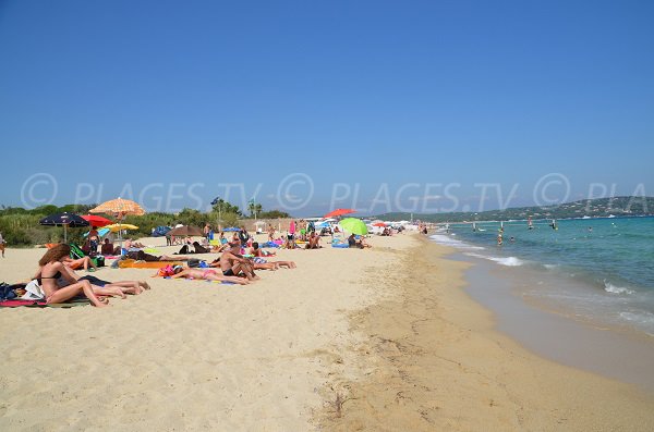 Foto des Strandes von Pampelonne Patch in Var