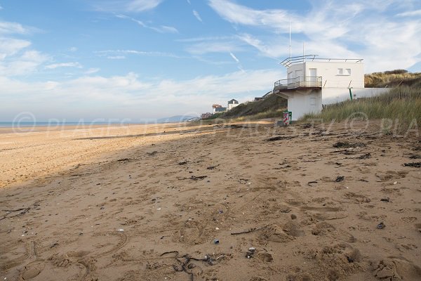 Beach in Varaville near Cabourg