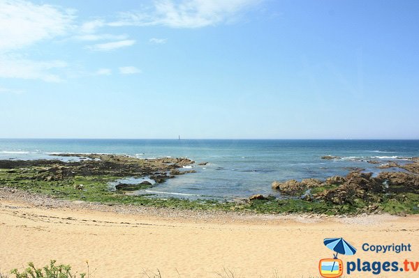 Paracou beach in Les Sables d'Olonne in France