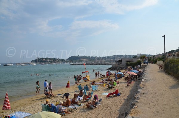 Plage de Cavalaire zone du Parc