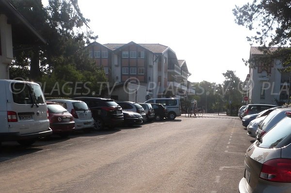 Parking of the Park beach in Hossegor