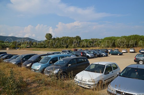 Parkplatz am Strand von Pardigon - Cavalaire sur Mer