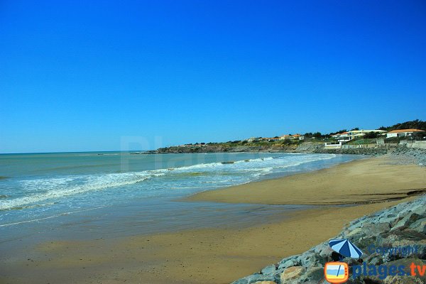 Photo de la plage de la Parée de Bretignolles sur Mer