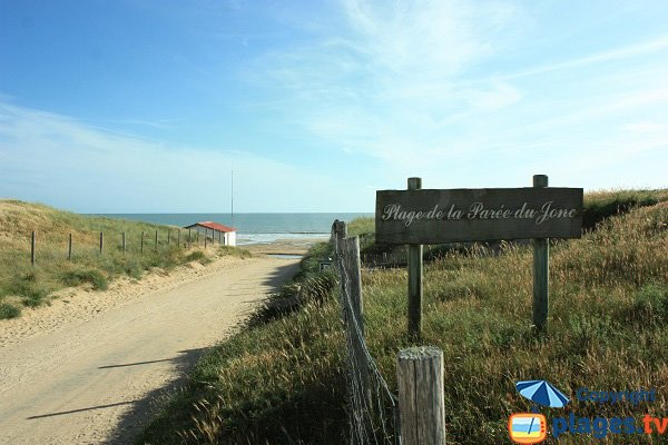 Foto della spiaggia della Parée du Jonc a Saint Jean de Monts