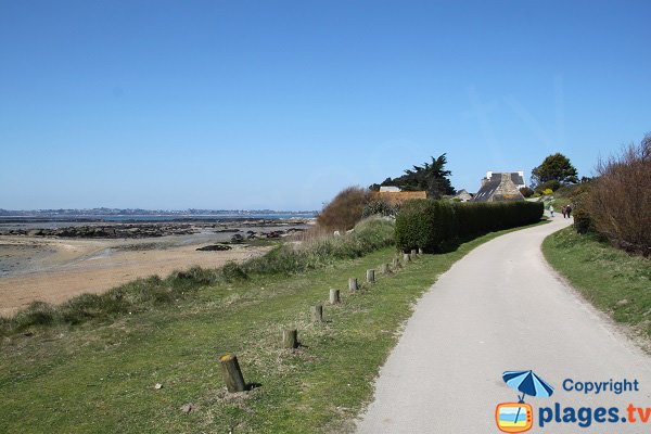 Photo of beach of Park an Aod - Callot island in Brittany