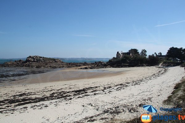 Photo de la plage de Park an Illiz de l'ile de Callot