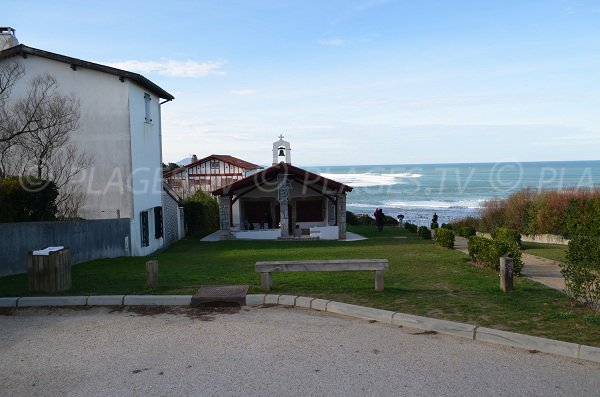 Chapel of Bidart beach